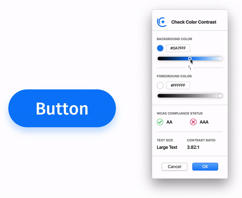 Tooltips for Contrast Checker by Emaly Abdou for Stark on Dribbble